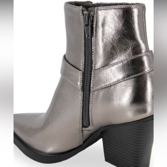 BCBG NWT WOMEN’S PEWTER BOOTS THE CASSIDY FITS TRUE TO SIZE THIS BOOT SIZE 6 - Picture 5 of 13